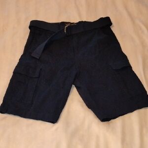 Wicked Stitch Men Navy Blue Flex Fabric With Side Pockets & Belt, Size: 30, NWT
